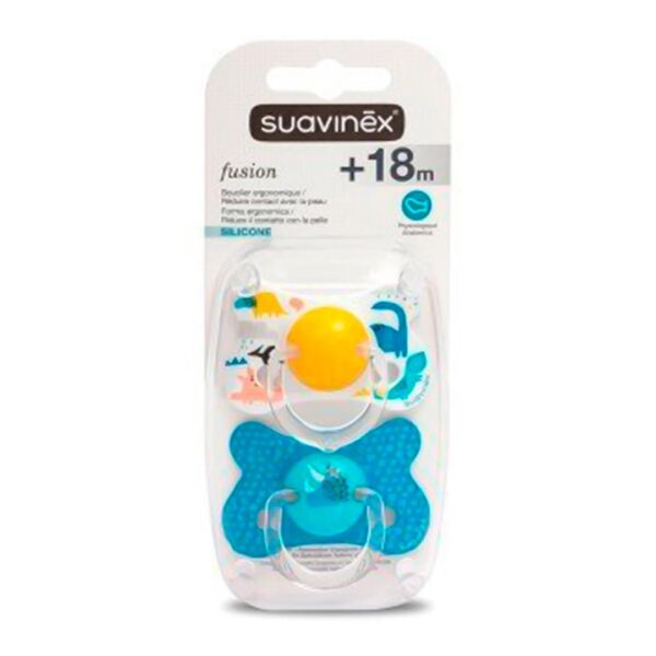 Suavinex Chupeta Anatómica de Silicone +18 meses 1x2 Unidades
