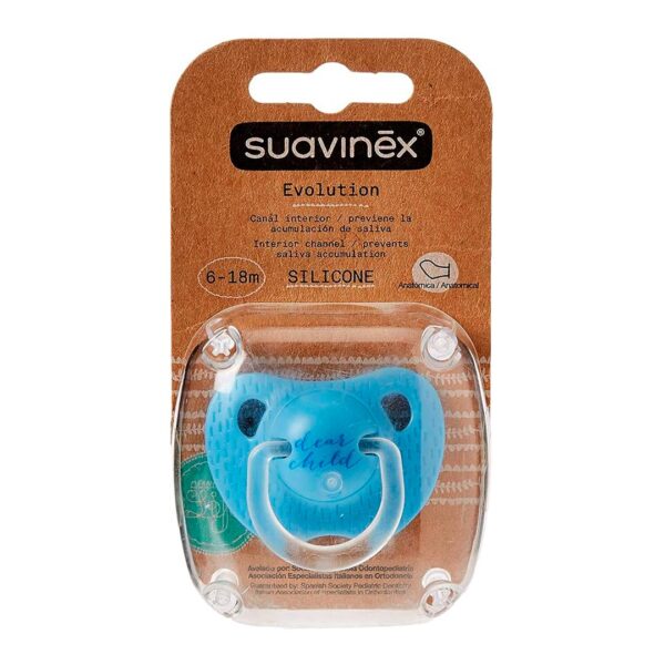 Suavinex Chupeta Anatómica 6-18 meses Verde Oso